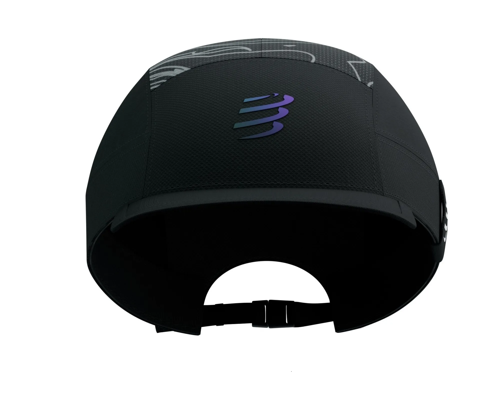 Compressport 5 Panel Light - black/aurora