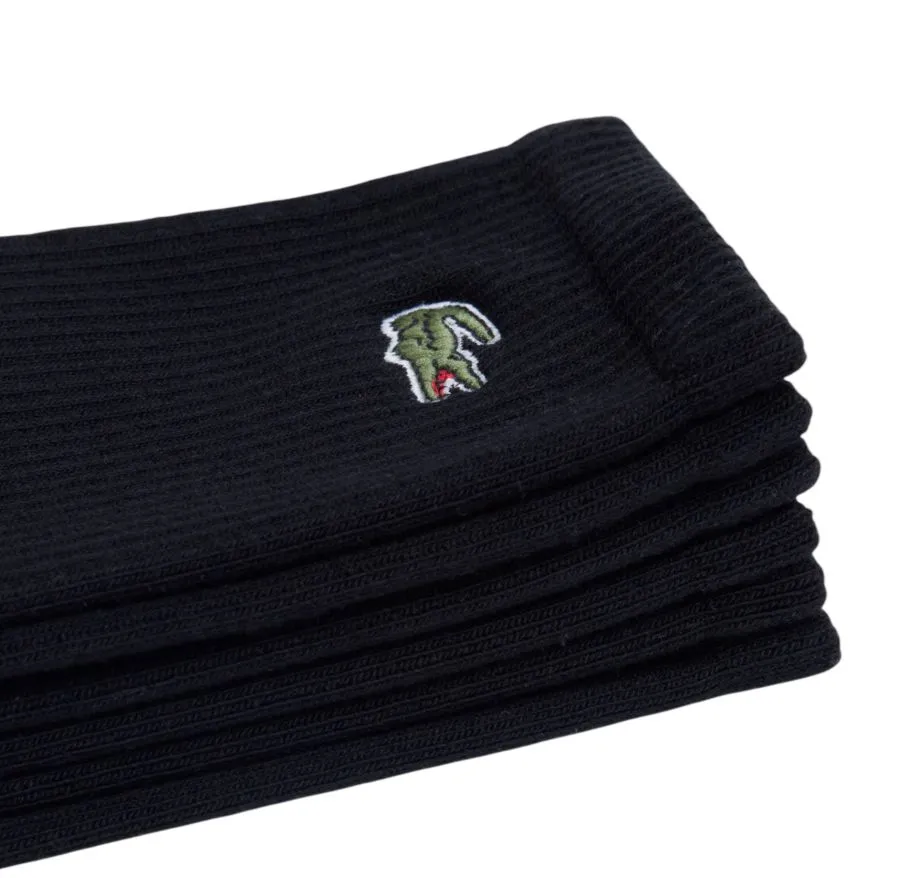 Lacoste Long Ribbed 3P - black