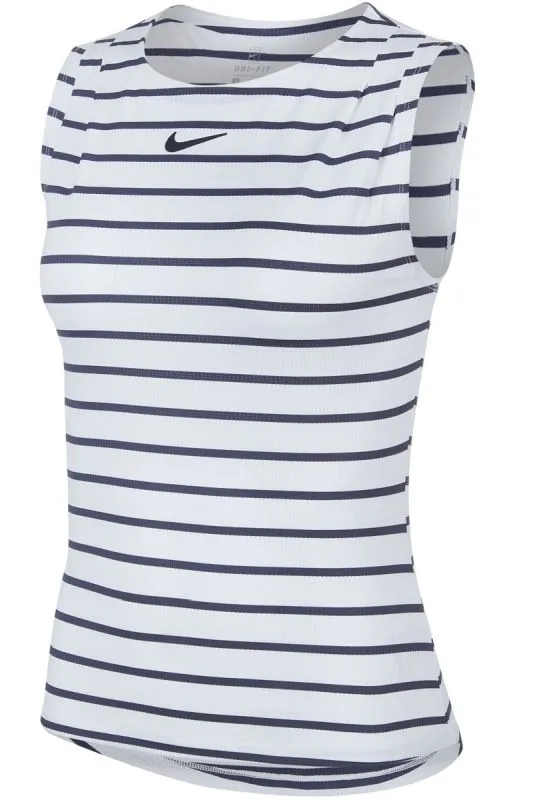 Nike Court Maria Dry Tank - white/blackened blue/blackened blue Nike Court Maria Dry Tank - white/blackened blue/blackened blue