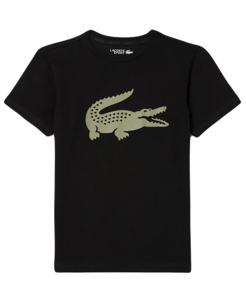 Lacoste Boys SPORT Tennis Technical Jersey Oversized Croc
