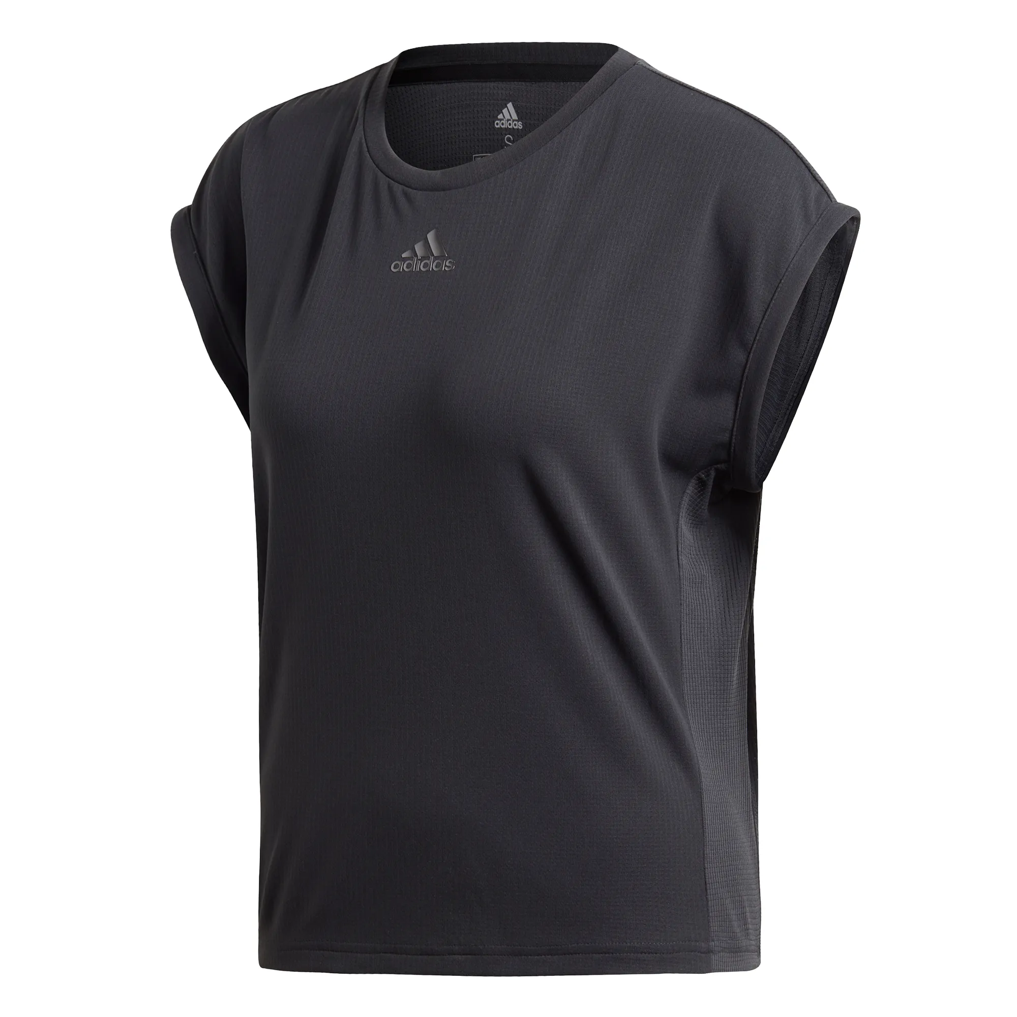 adidas-women-tee-heat-ready-black-night-metallic-1 Adidas Women Tee Heat Ready - black/night metallic