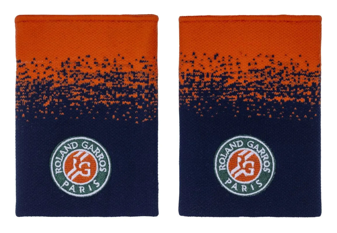 RG23016 Roland Garros Performance 2024 Wide Wristbands 2P - navy/clay