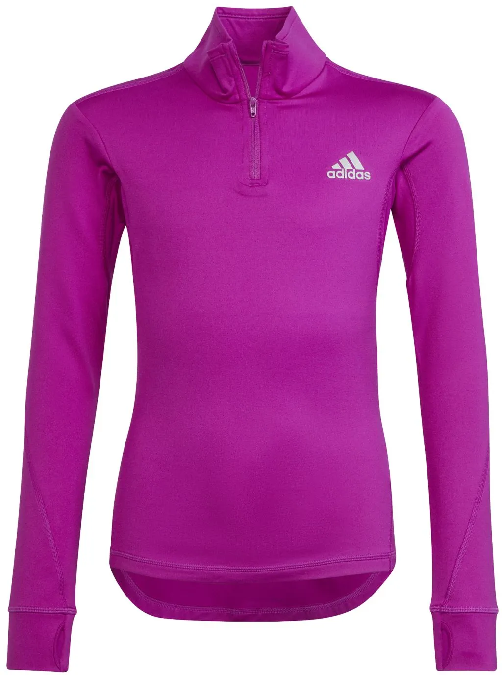 Adidas Aeroready Warming Reflective Half-Zip Sweatshirt - sonic fuchsia Adidas Aeroready Warming Reflective Half-Zip Sweatshirt - sonic fuchsia