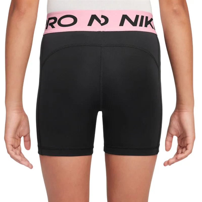 Nike Girls Pro 3in - black/med soft pink/white
