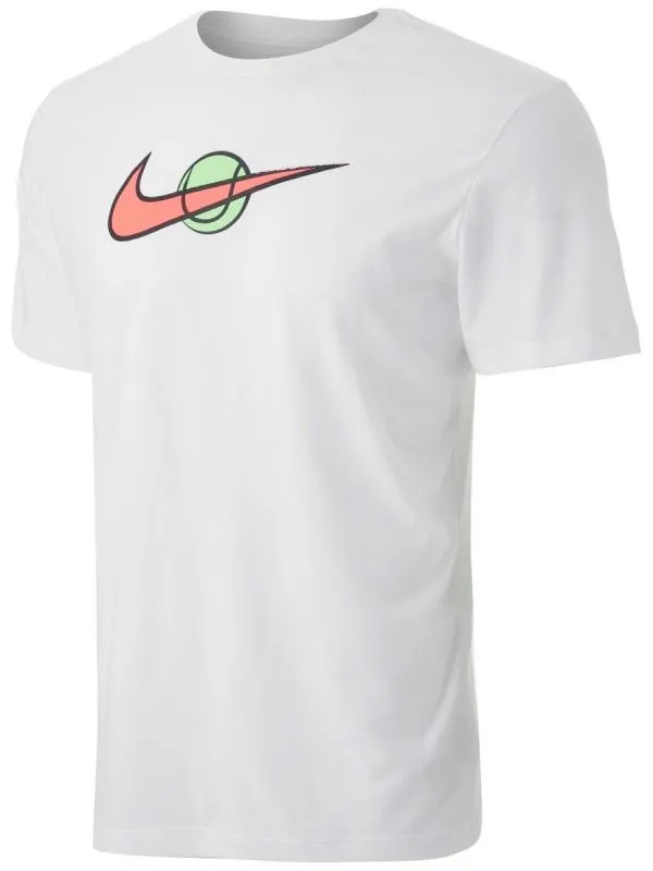Nike Court Swoosh Tennis Tee M - white