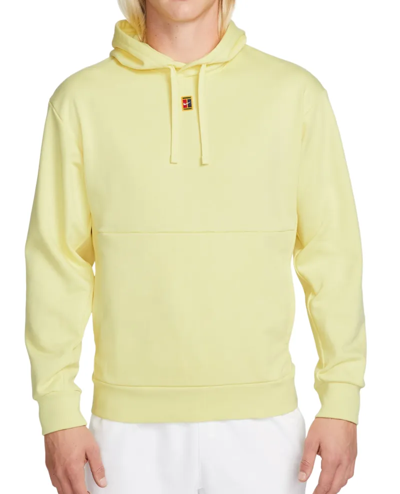 Nike Court Fleece Tennis Hoodie - lemon chiffon Nike Court Fleece Tennis Hoodie - lemon chiffon