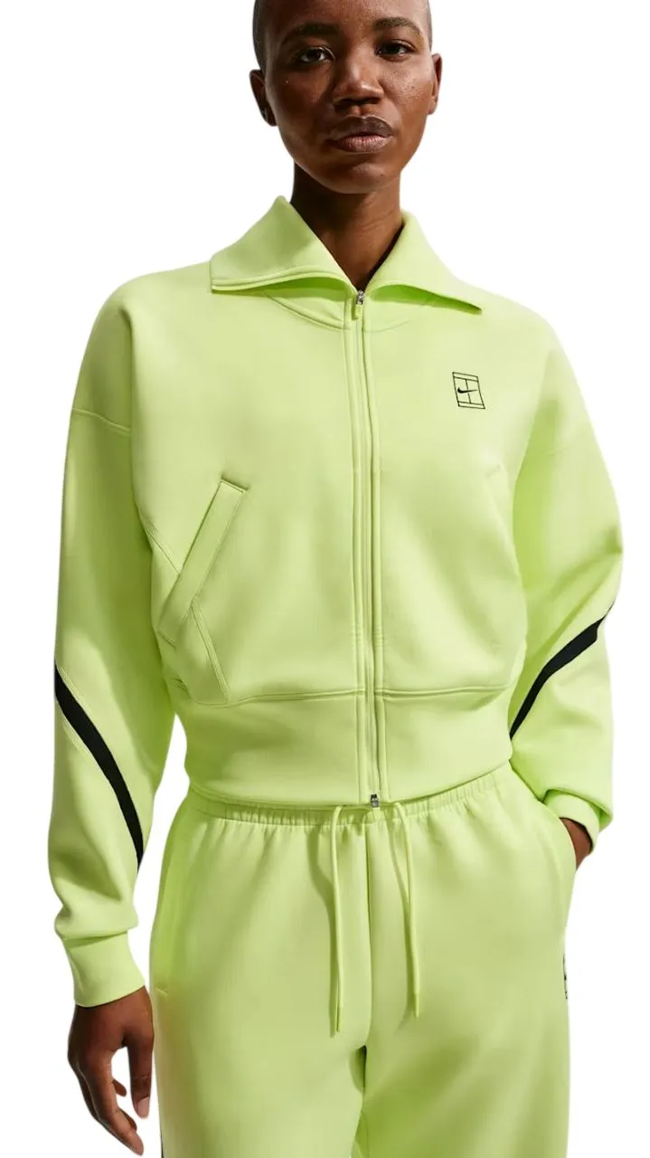 Nike Advantage Dri-FIT Full-Zip Tennis - light lemon twist/light lemon twist/black