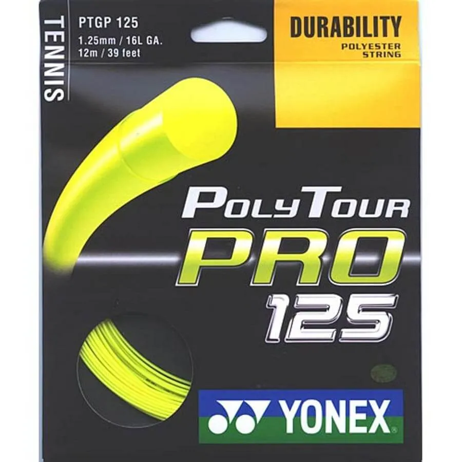 Yonex Poly Tour Pro 1,25 Yellow (12 m) (Soovitame) Poly Tour Pro 1,25 Yellow (12 m) (Polecamy)