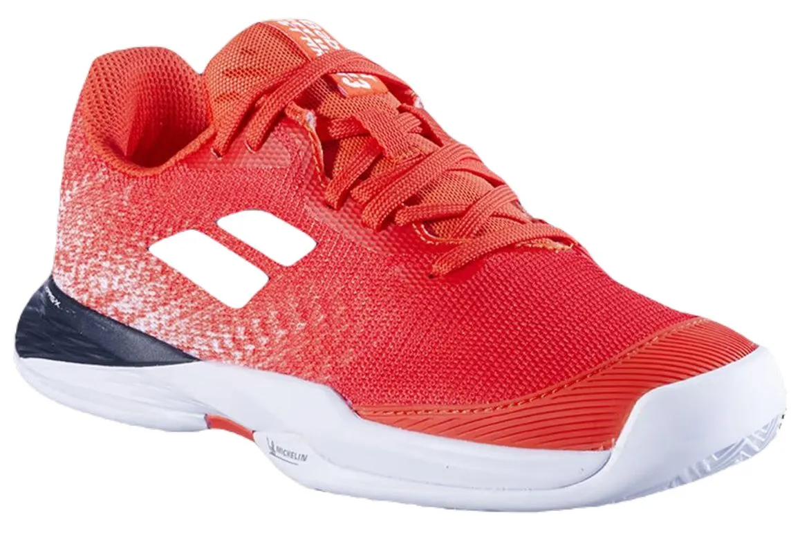 Babolat-Jet-Mach-3-Junior-Clay1 Babolat Jet Mach 3 Junior Clay - strike red/white