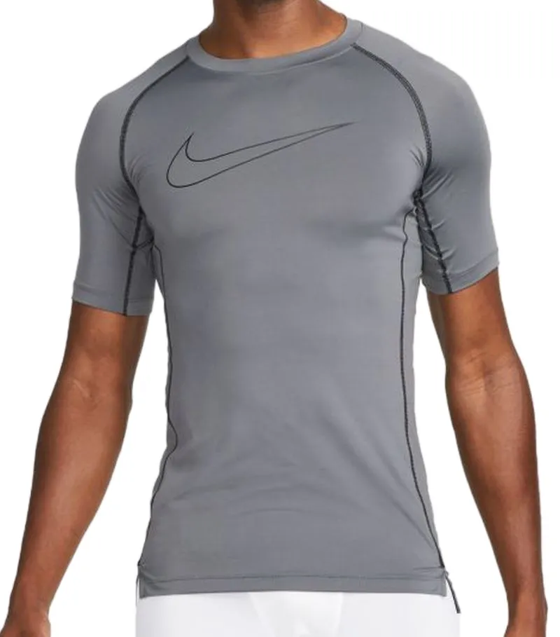 Nike Pro Dri-Fit Tight Top SS M - iron grey/black/black Nike Pro Dri-Fit Tight Top SS M - iron grey/black/black