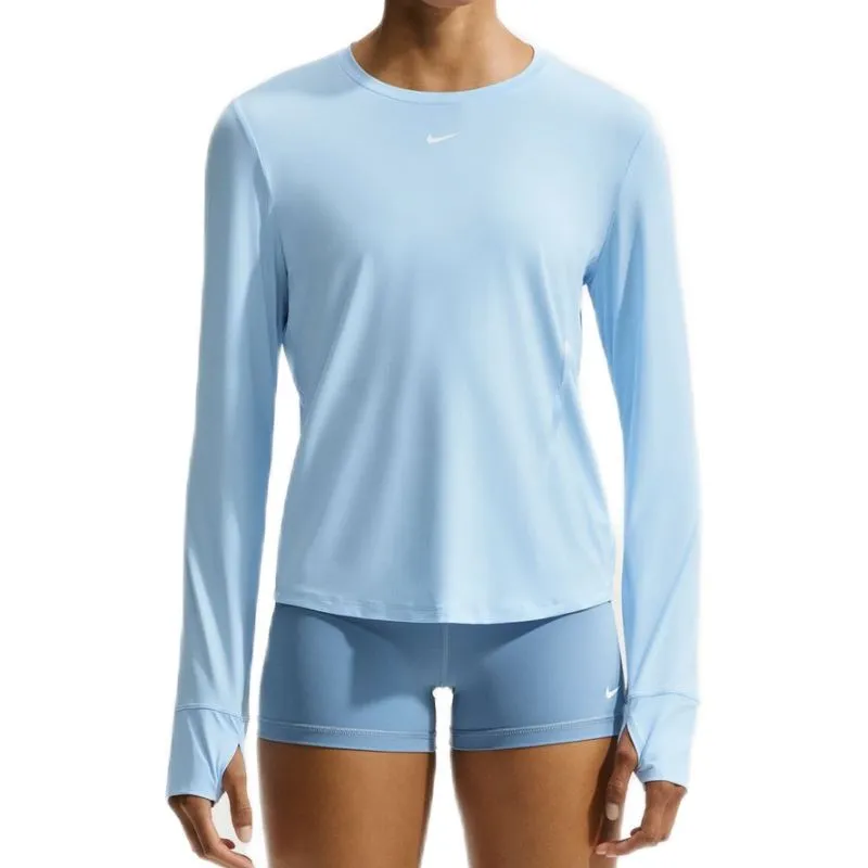 Nike One Classic Dri-Fit Long-Sleeve Top - hydrogen blue/white Nike One Classic Dri-Fit Long-Sleeve Top - hydrogen blue/white