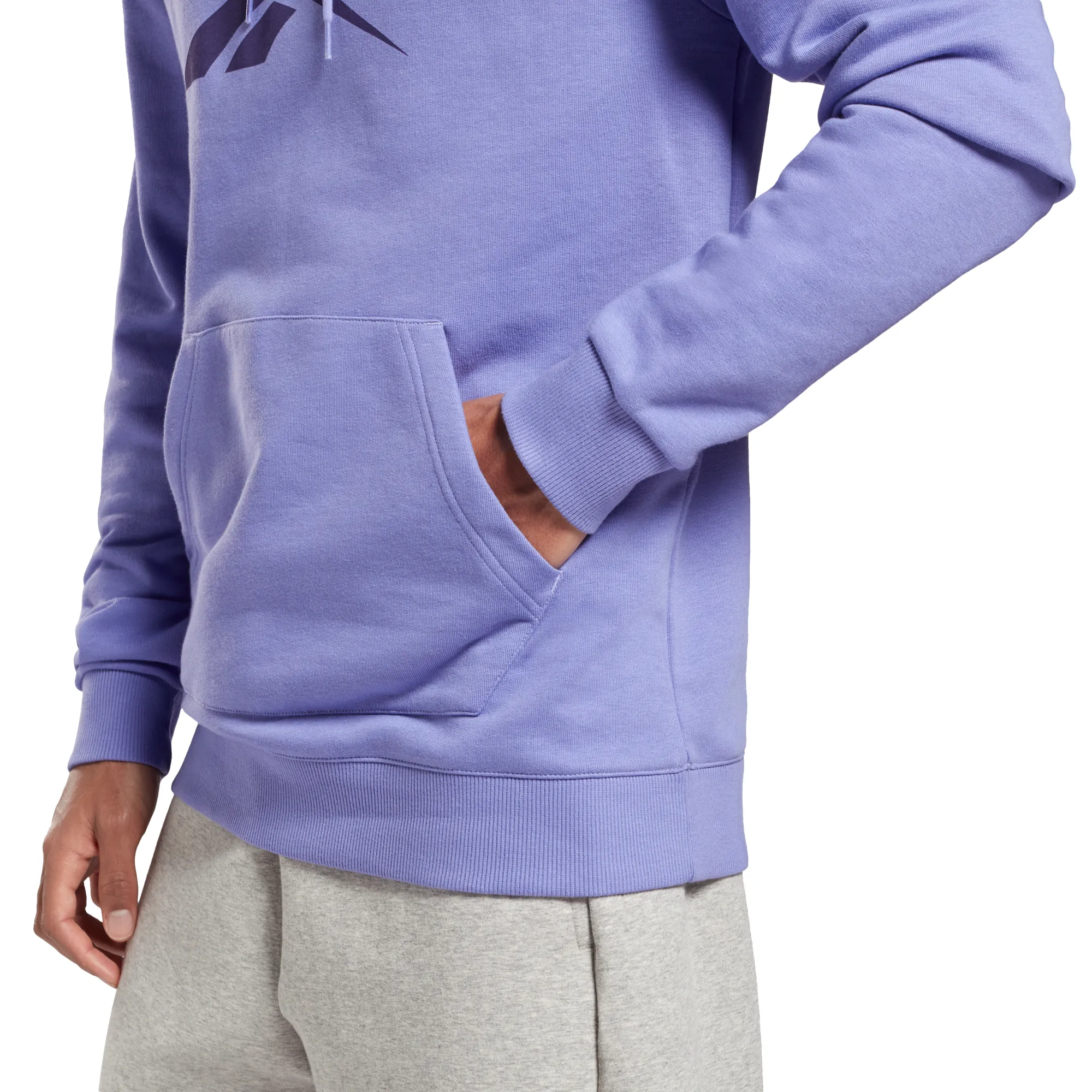 Reebok Identity Big Logo Hoodie M - hyper purple