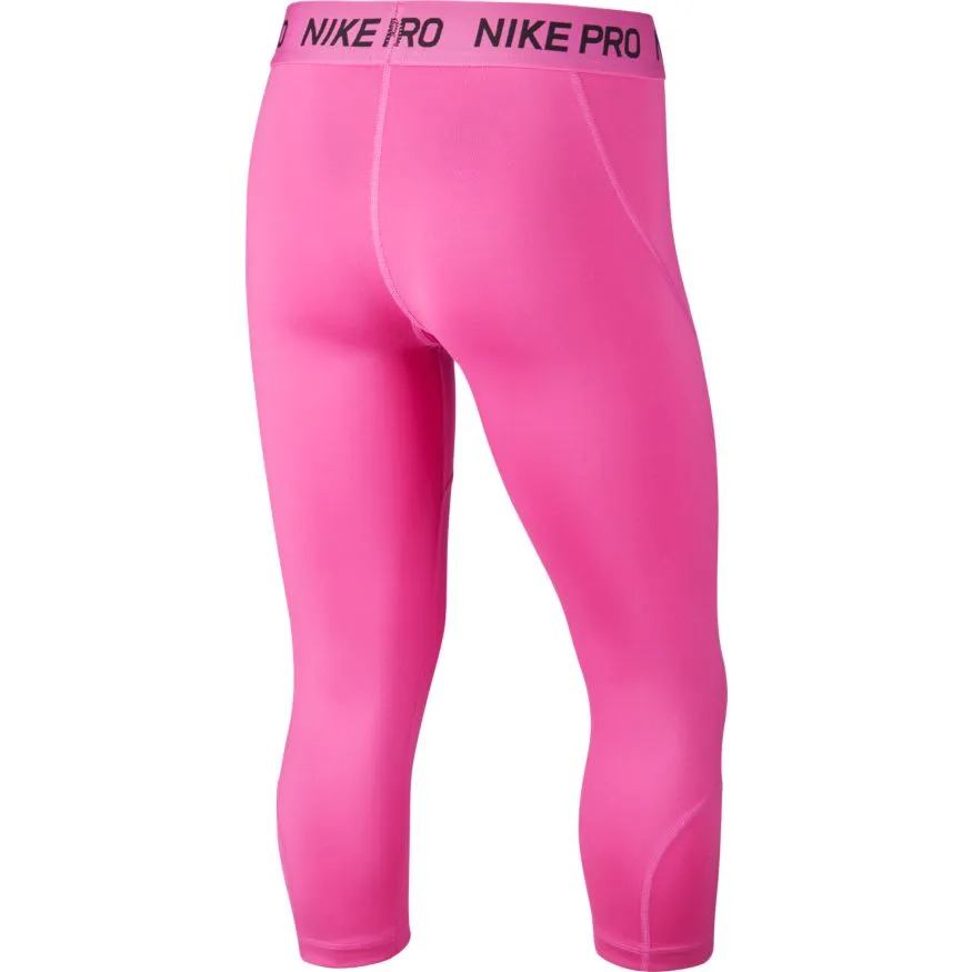 Nike Pro Capri Girls - active fuchsia/active fuchsia/black