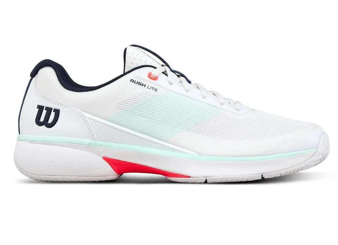 Wilson Rush Lite 5 - white/bay/fiery coral