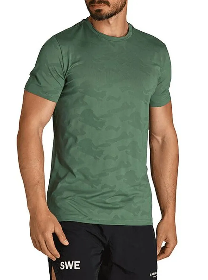 Björn Borg Perf Tee STHLM M - duck green