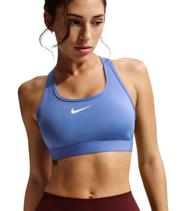 Nike Swoosh Medium Support Non-Padded Sports - sapphire/white Nike Swoosh Medium Support Non-Padded Sports - sapphire/white