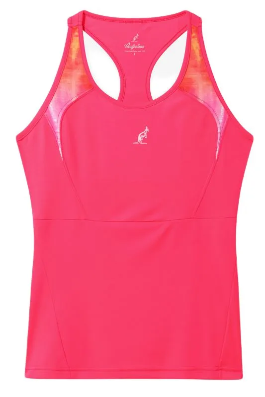 TEDTS0030-419-5 Australian Skin Blaze Ace Tank - psycho red