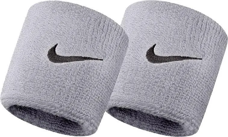 nike-swoosh-wristbands-matte-silver-black-1 Nike Swoosh Wristbands - matte silver/black