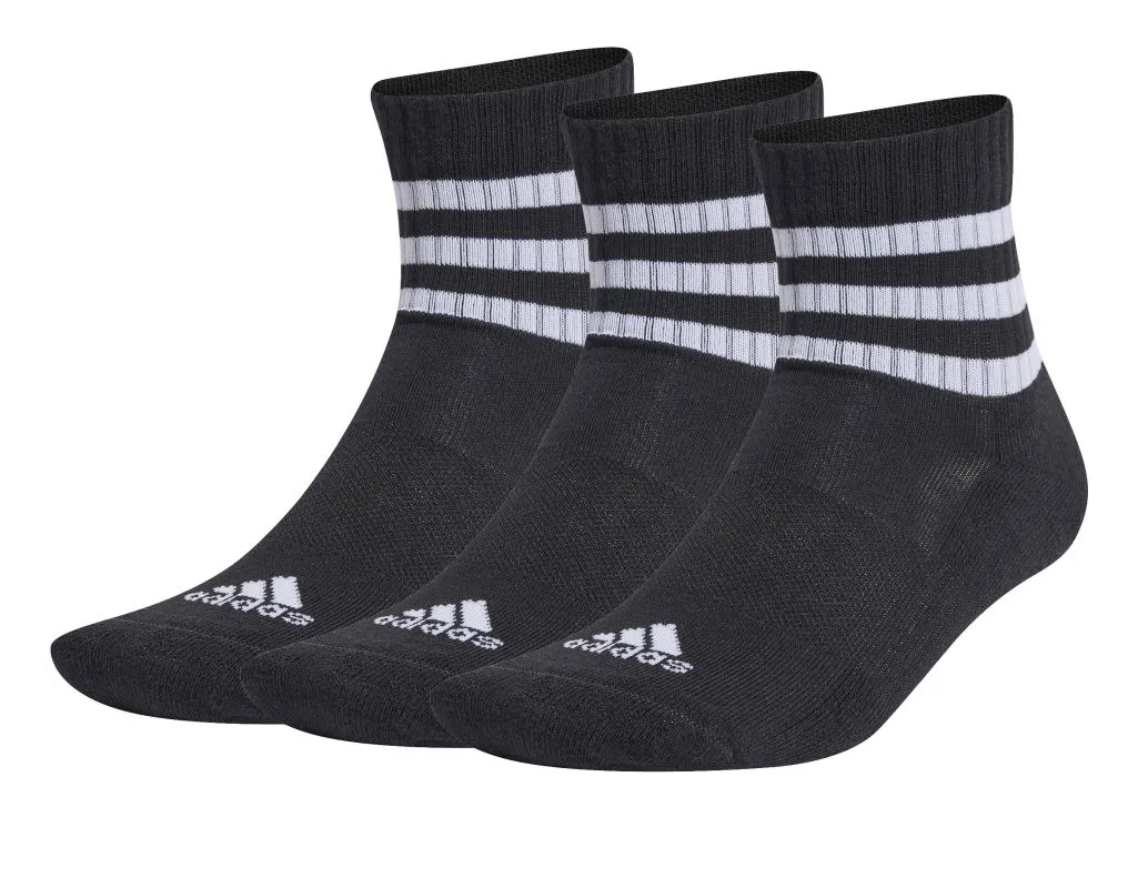 Adidas 3-Stripes Cushioned Sportswear Low-Cut 3P