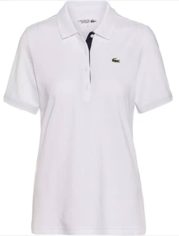 Lacoste Women’s SPORT Ultra Dry Performance Polo - white