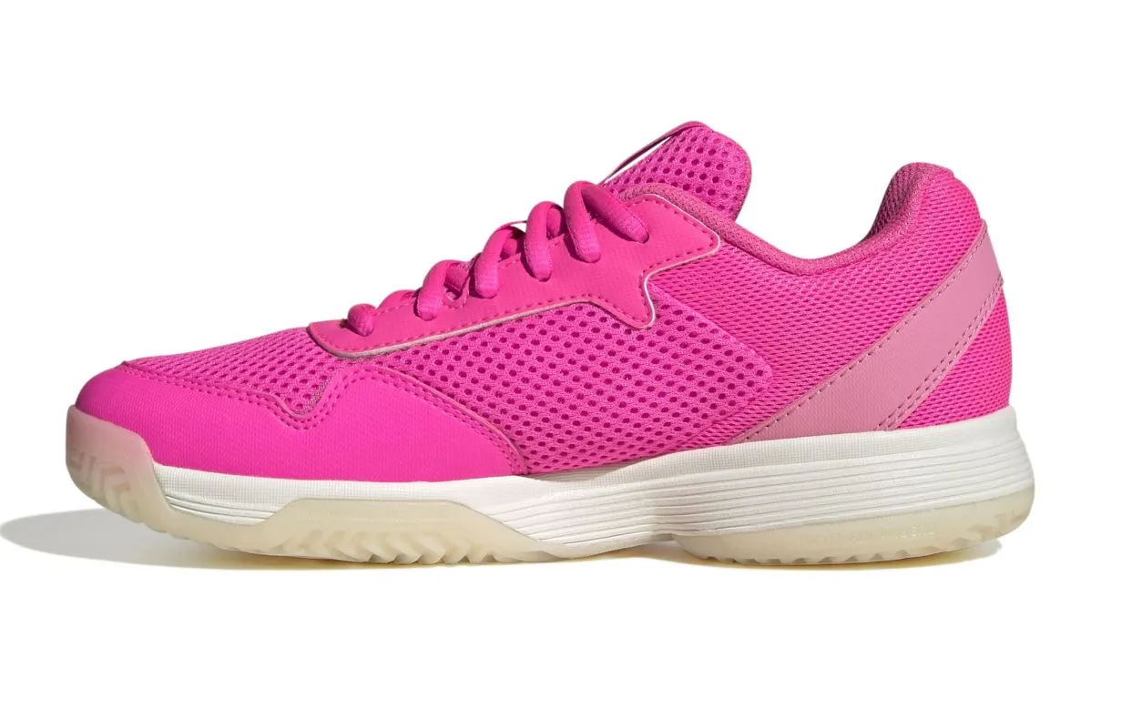 Adidas Courtflash Tennis K - lucid pink/silver metallic/bliss pink