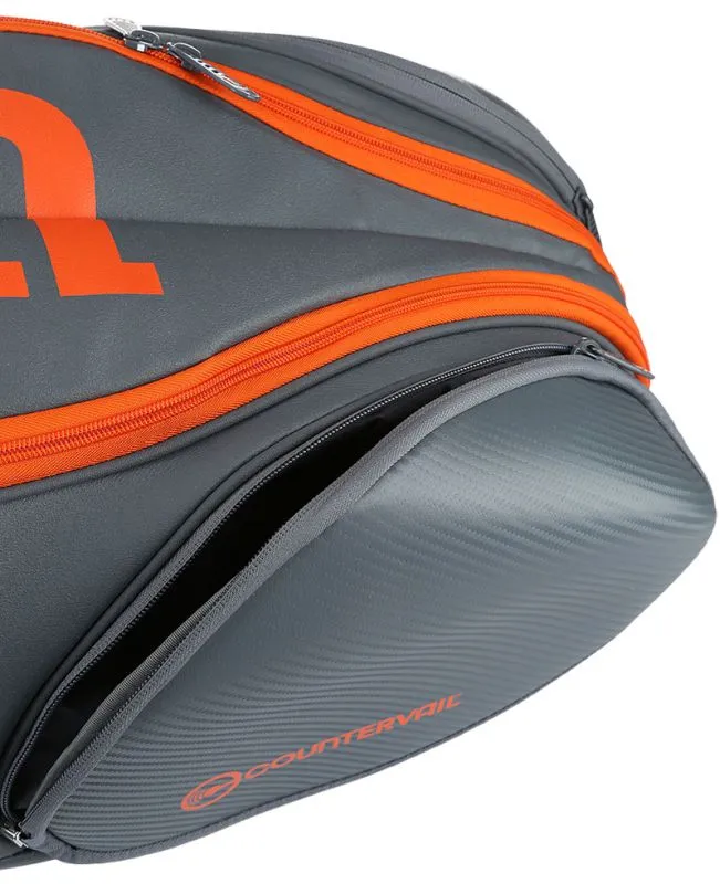 wilson-vancouver-burn-reverse-9-pk-bag-grey-orange-5 Wilson Vancouver Burn Reverse 9 Pk Bag - grey/orange