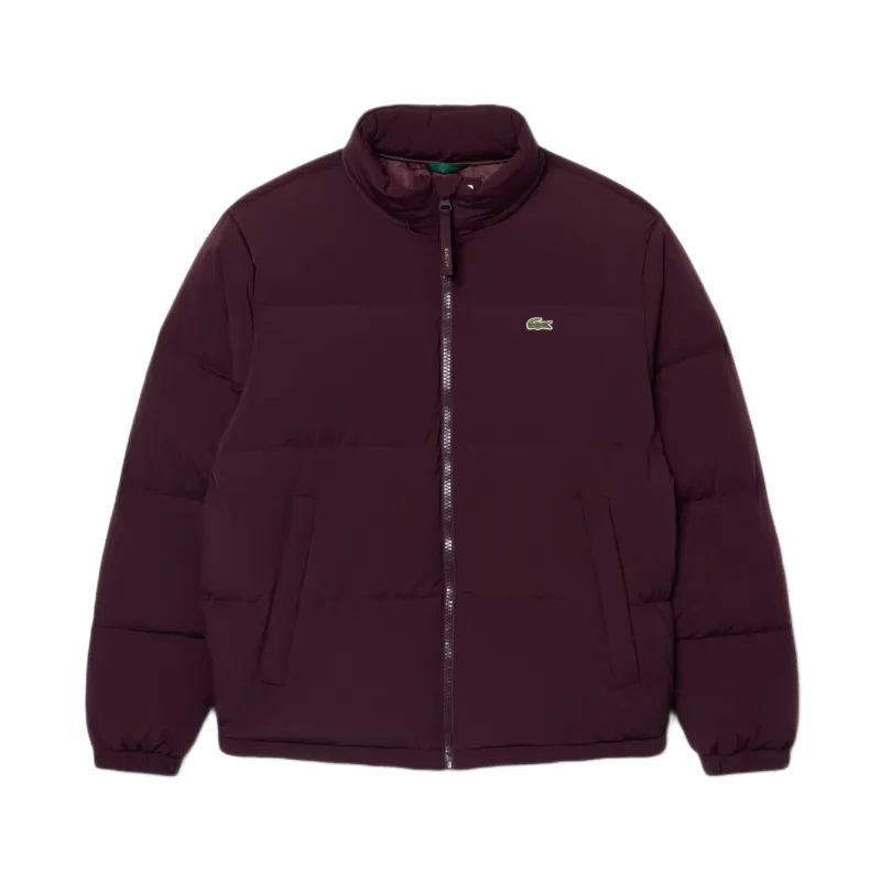 Lacoste Water-Repellent Hooded Down - oxalis