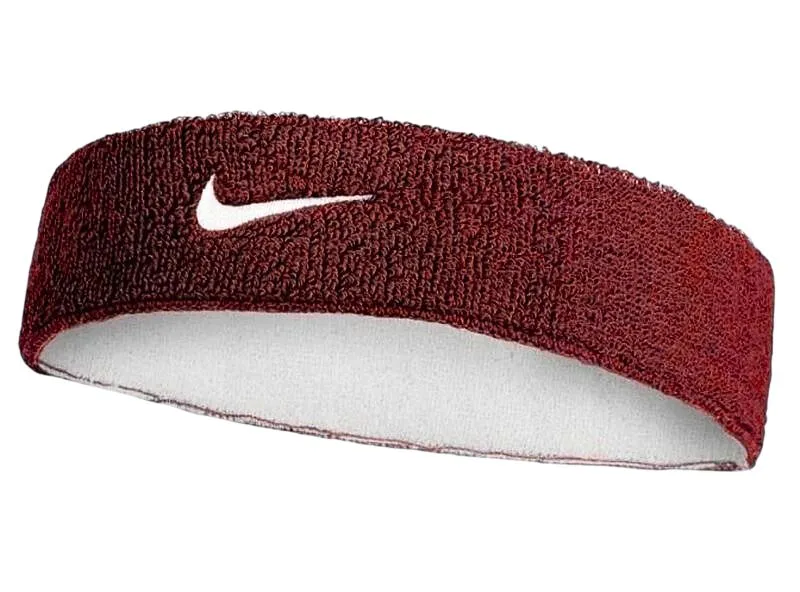 Nike Swoosh Reversible Headband - dark team red/white Nike Swoosh Reversible Headband - dark team red/white