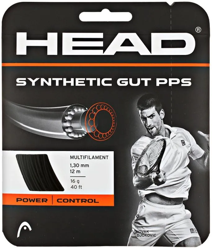 Head Synthetic Gut PPS (12 m) - black