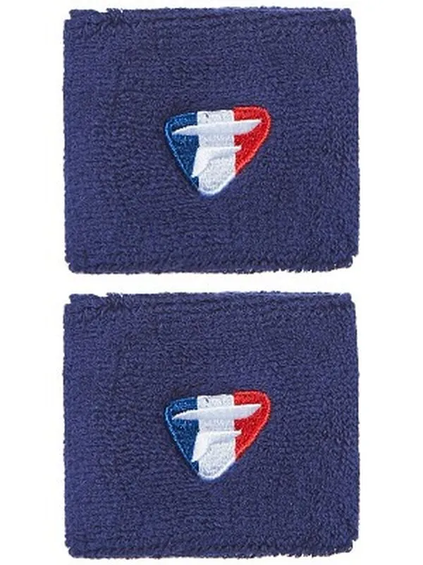 Tecnifibre Wristband (2 szt.) - navy/tricolore