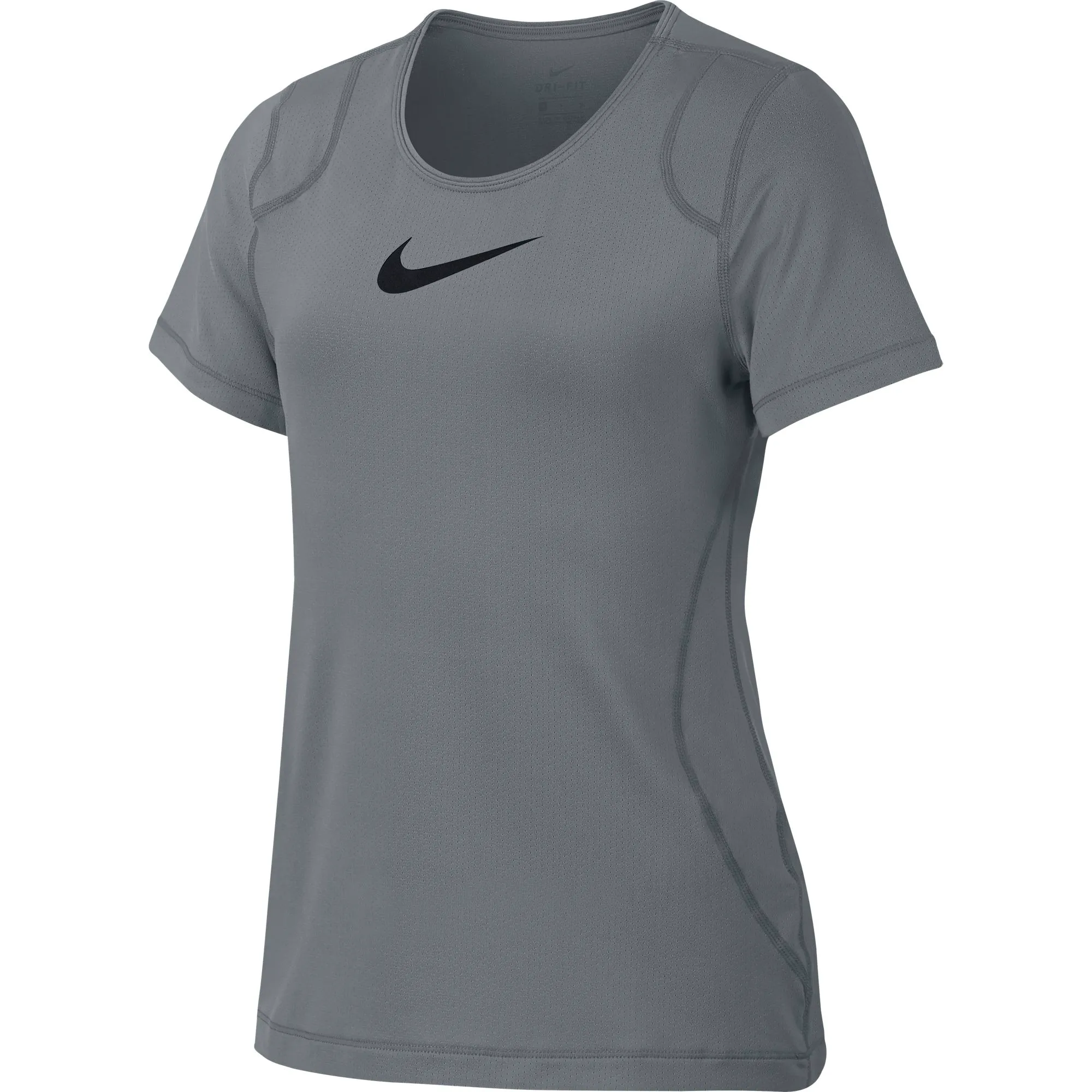 nike-pro-top-ss-cool-grey-black-1 Nike Pro Top SS - cool grey/black