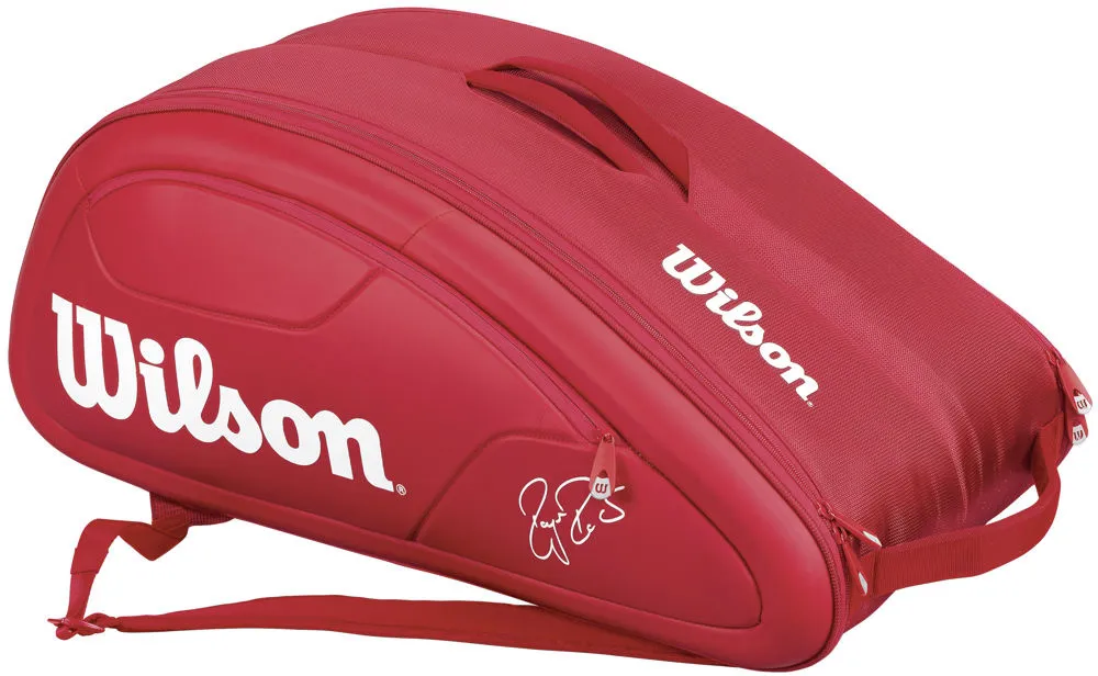 Wilson Federer DNA 12 Pk Bag - red