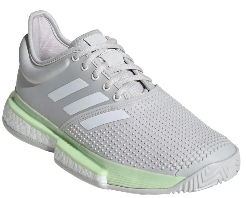 Adidas SoleCourt Boost W - glow green/white/grey one Adidas SoleCourt Boost W - glow green/white/grey one