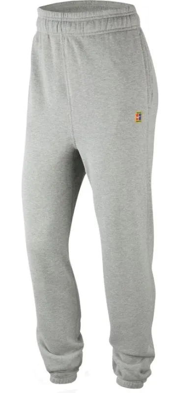 Nike Court Heritage Pant W - dark grey heather/white