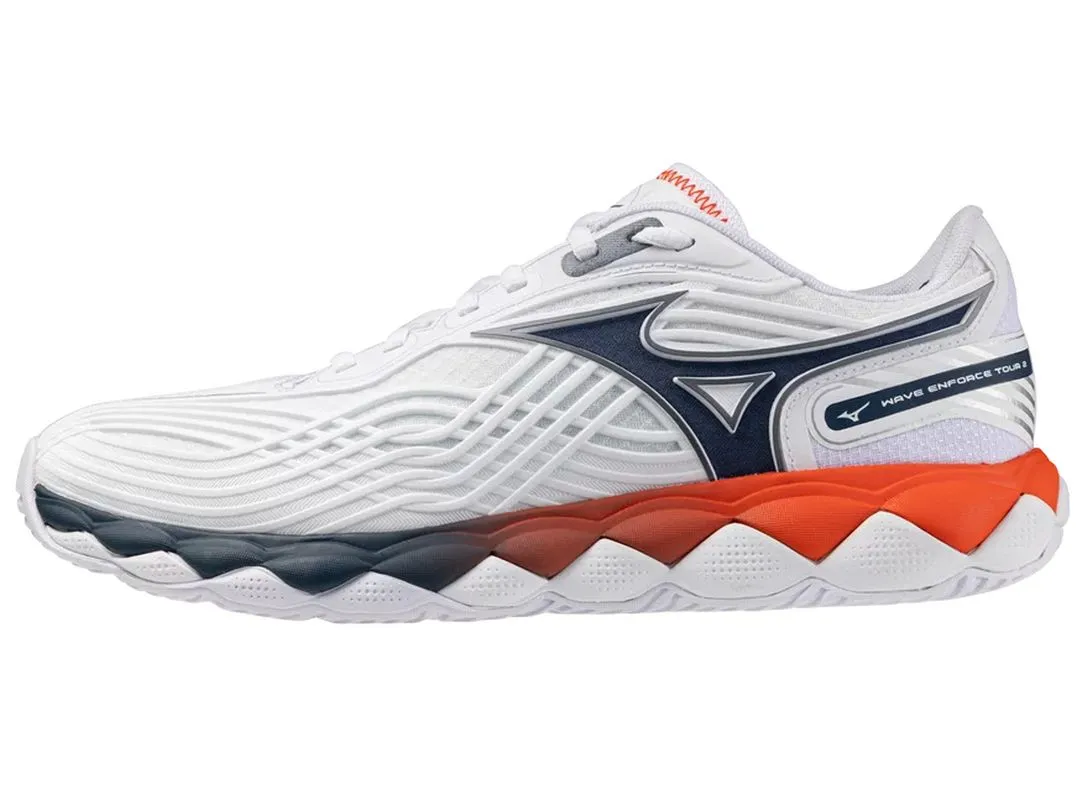 Mizuno Wave Enforce Tour 2 AC - white/insignia blue/orange