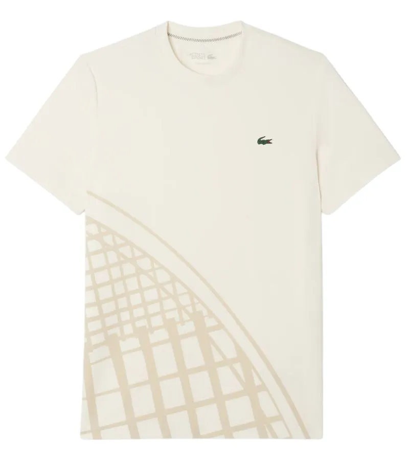 Lacoste Ultra Dry Printed - ecru white