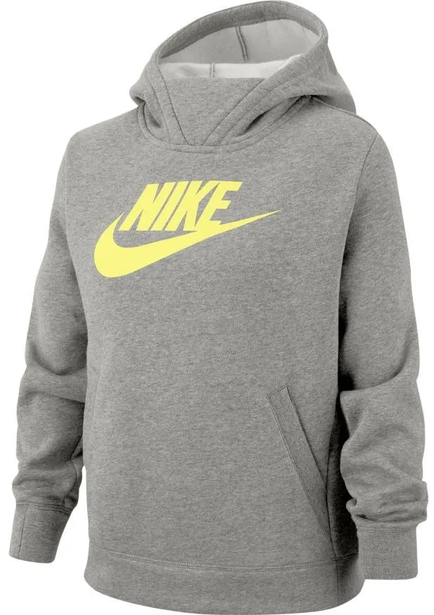 nike-sportswear-pullover-hoodie-carbon-heather-lt-zitron-1 Nike Sportswear Pullover Hoodie - carbon heather/lt zitron