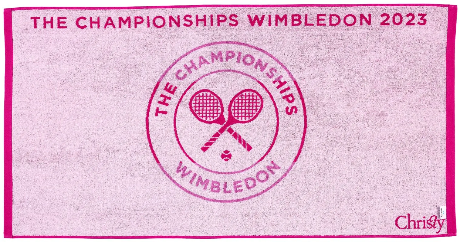 Wimbledon Championship Towel - rose/fuchsia