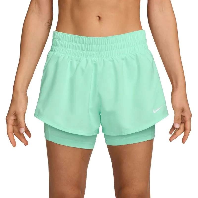 Nike Dri-Fit One 2-in-1 - mint foam/reflective silver