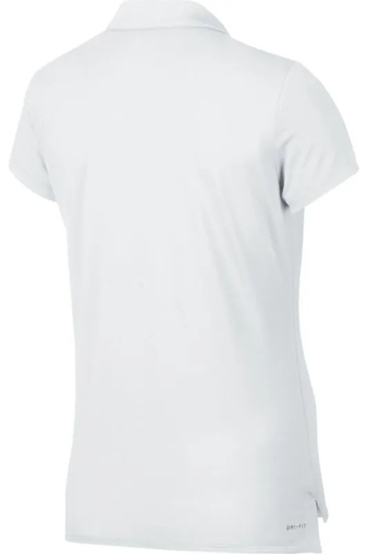 Nike Court Polo SS Pure W - white/black