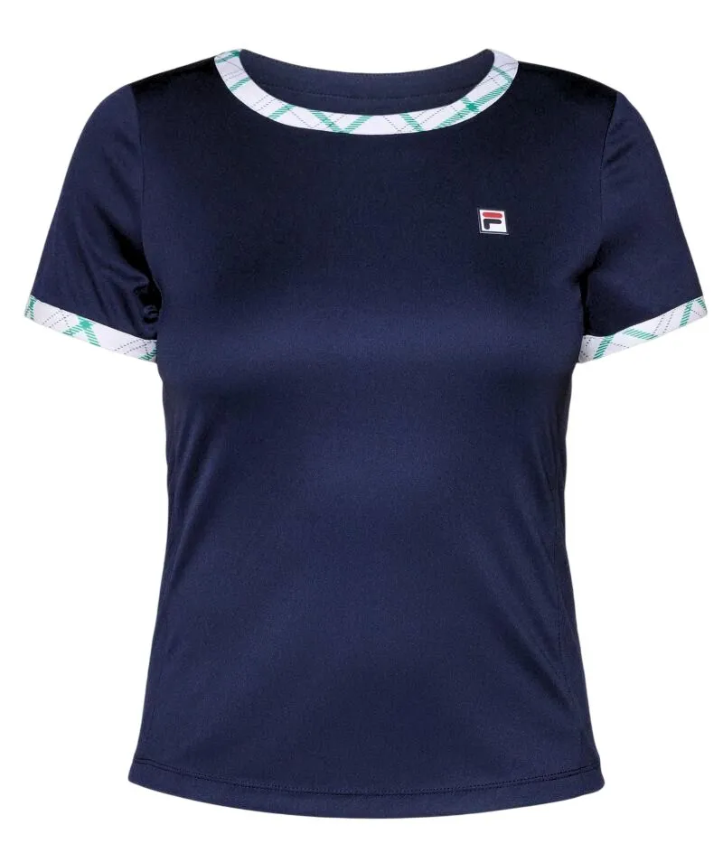 Fila Yamila Tennis - navy/court green check