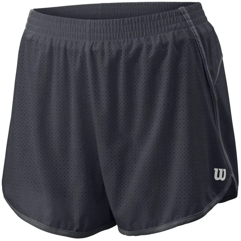 Wilson Women Competition Woven 3.5 Short - ebony/dark grey