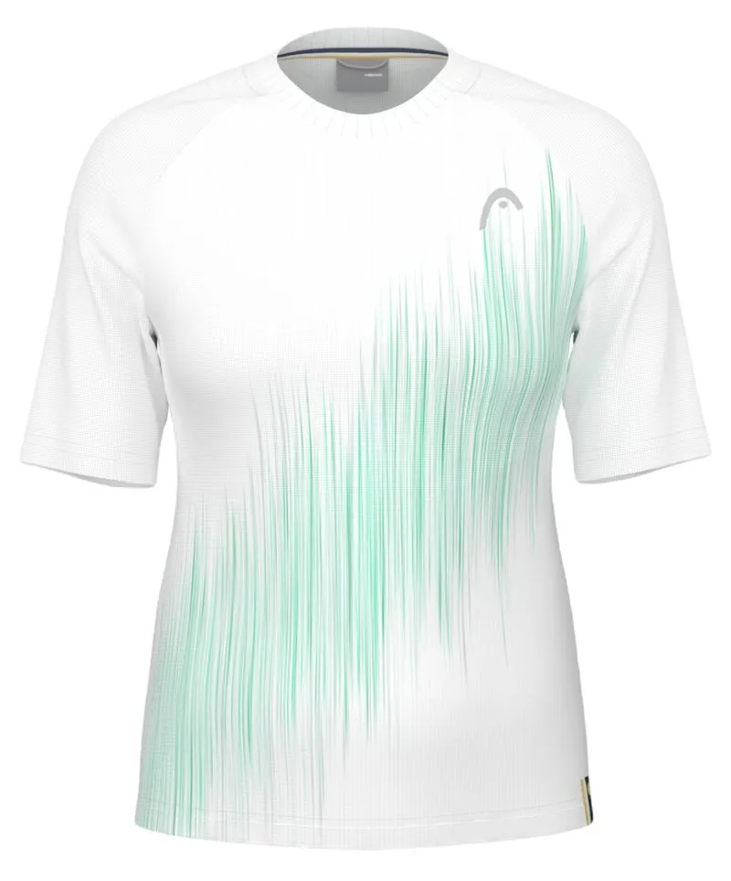 Head Performance T-Shirt - candy/print perf white