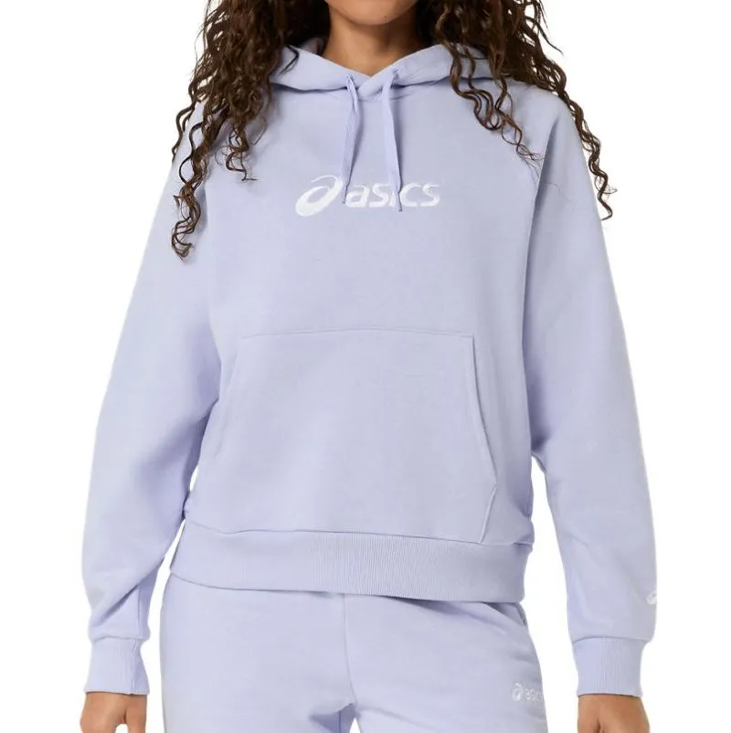 Asics Logo Fleece Pullover Hoodie - fresh air