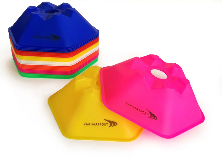 Yakimasport Hexagonal Disc Cone 10P - blue