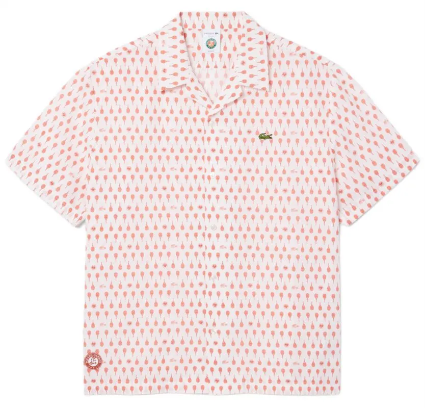 Lacoste Roland-Garros Edition Print - flour/briquette