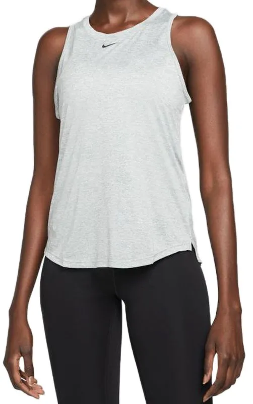 Nike Dri-FIT One Tank W - particle grey/htr/black