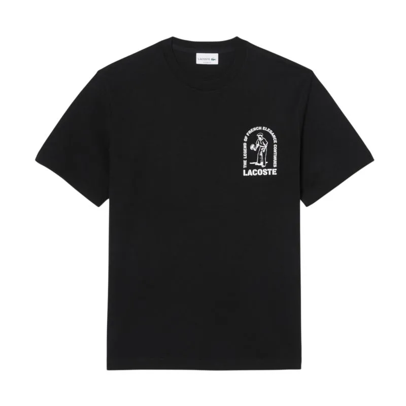 Lacoste Printed Cotton - black