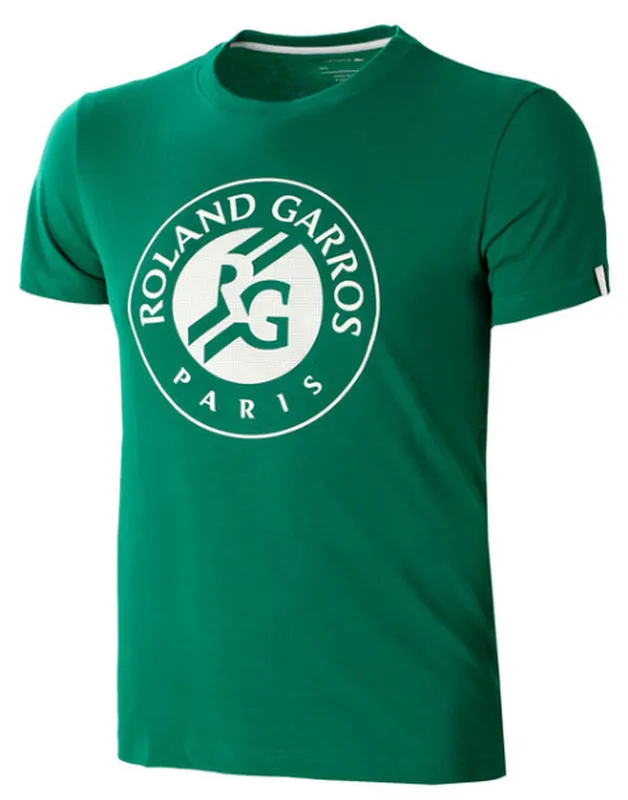 Lacoste Roland Garros Tee - green/white/white