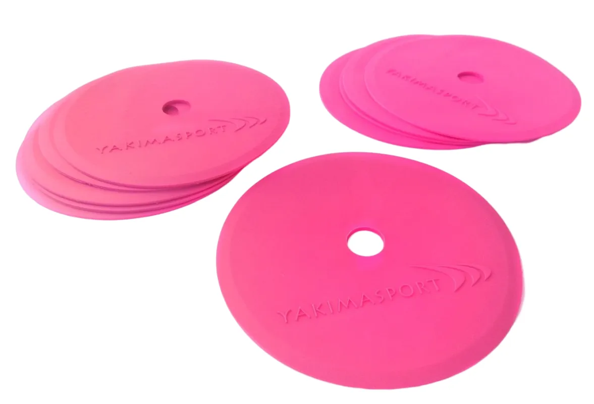 znaczniki-pola-plaskie-maty-znakujace-zestaw-10-szt-rozowe Yakimasport Flat Marker 6" 10P